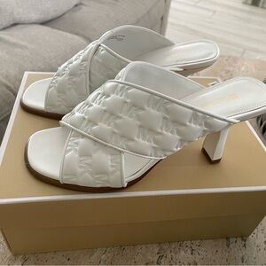 Michael Kors Heels White Sz 7